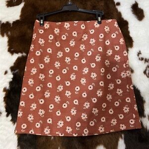 Floral A-Line business Skirt